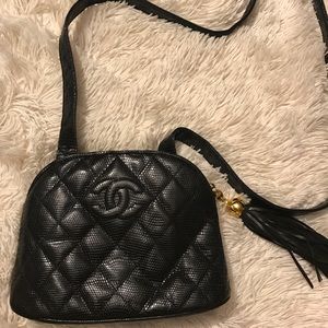 Chanel mini black bag